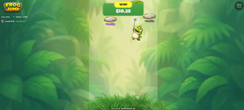 Frog Jump casino-Spiel