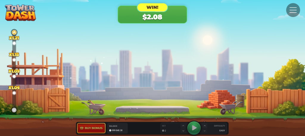 Tower Dash Casino-Spiel