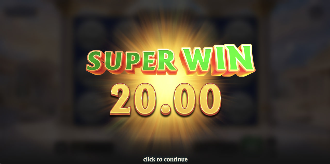 Super-Win-Bildschirm von Zeus Flip vor einem griechischen Tempel